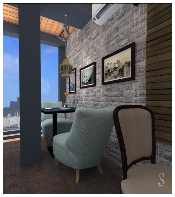 Restaurant Interior Render